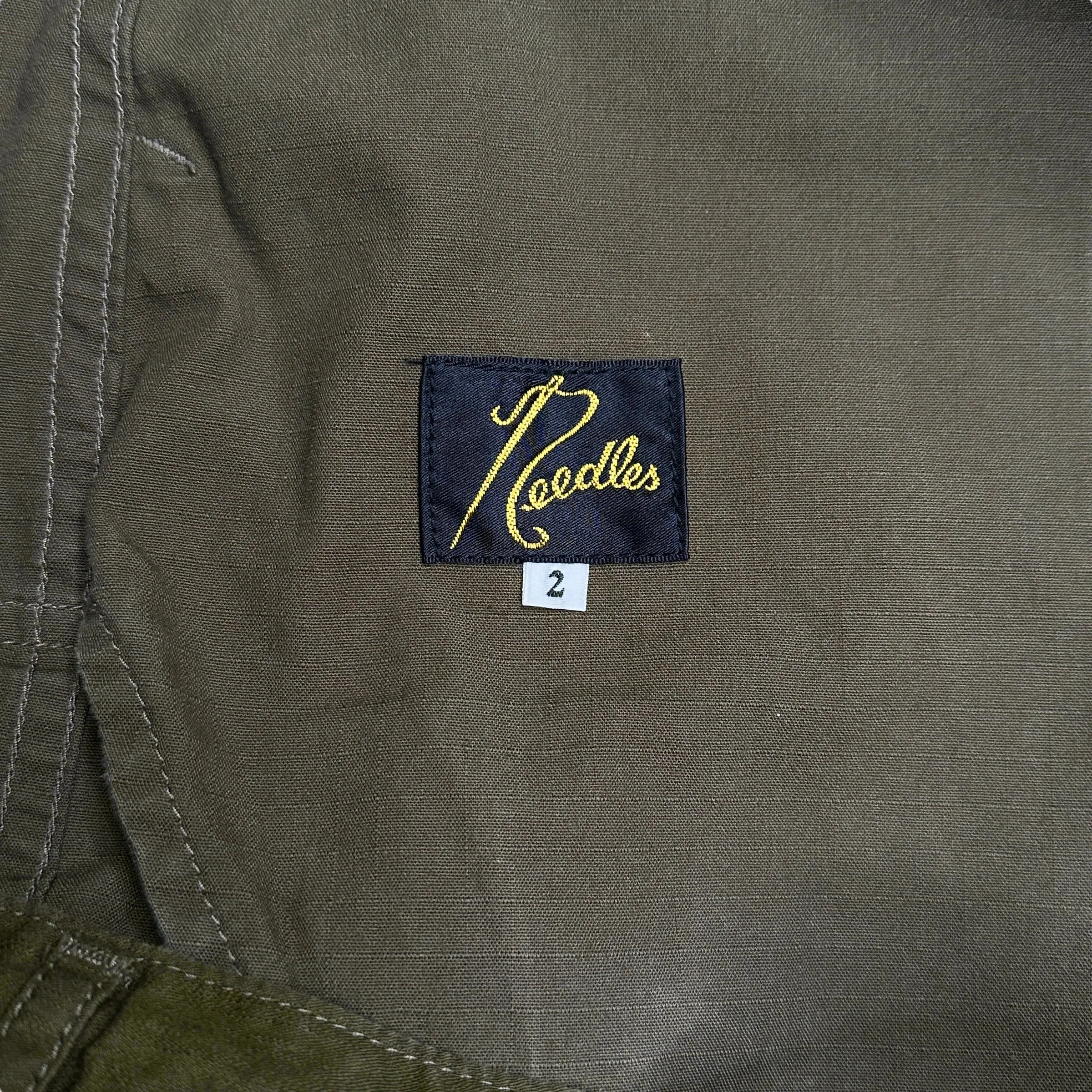 (2) NEEDLES H.D BDU 2-COLOUR PANTS - OLIVE