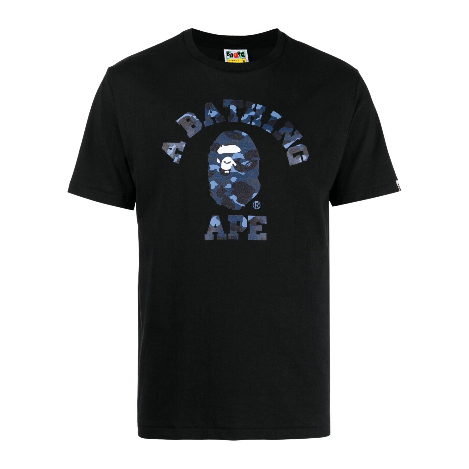 A Bathing Ape Ape Head Logo College Tee Mens Style : Bape-ahl