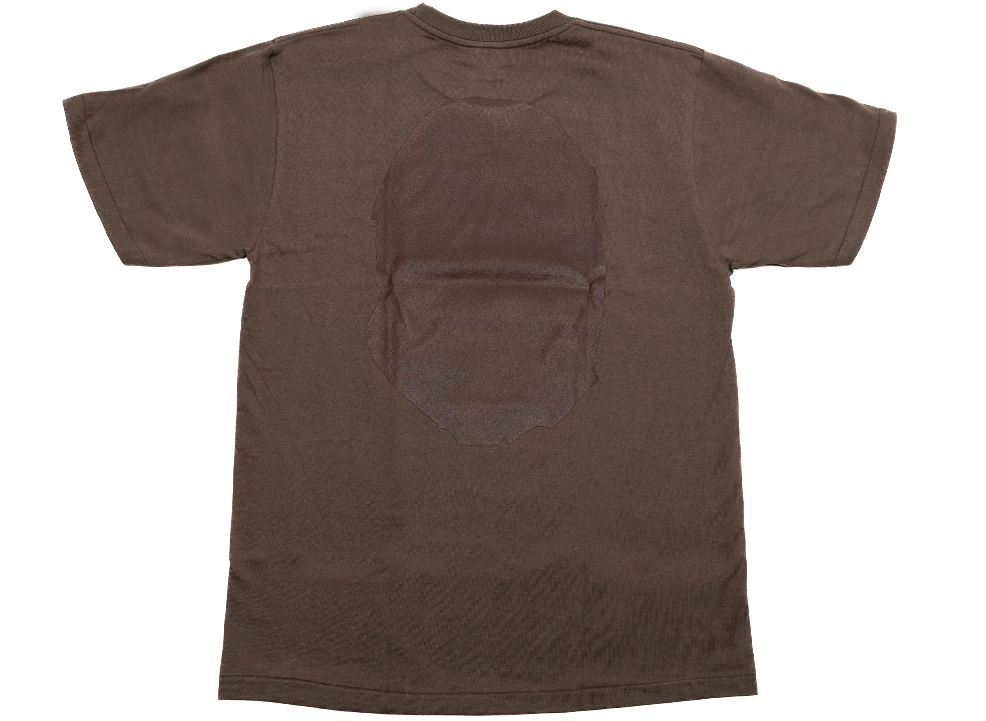 A Bathing Ape Big Ape Head Tee in Brown