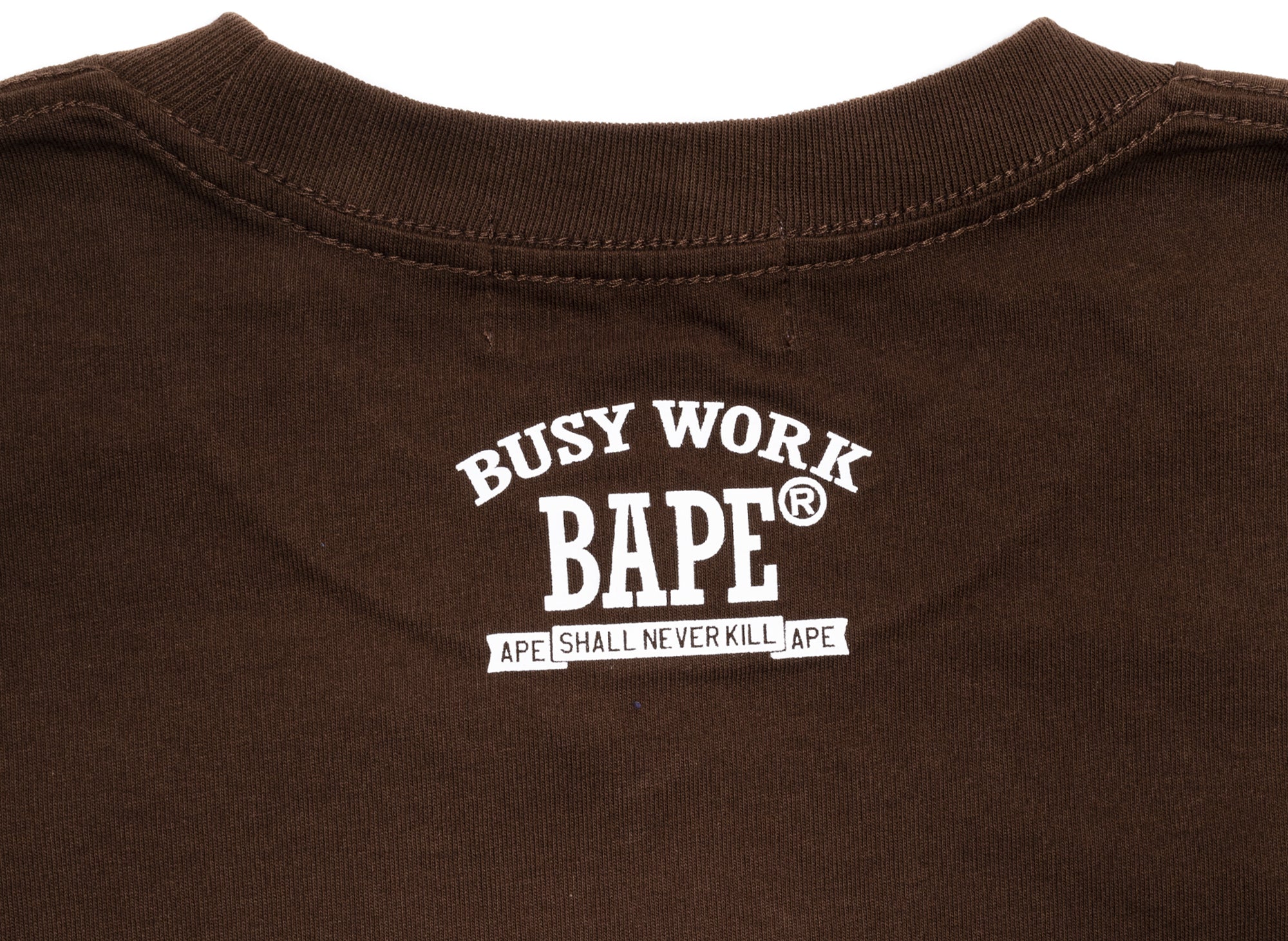 A Bathing Ape Busy Work Long Sleeve Tee