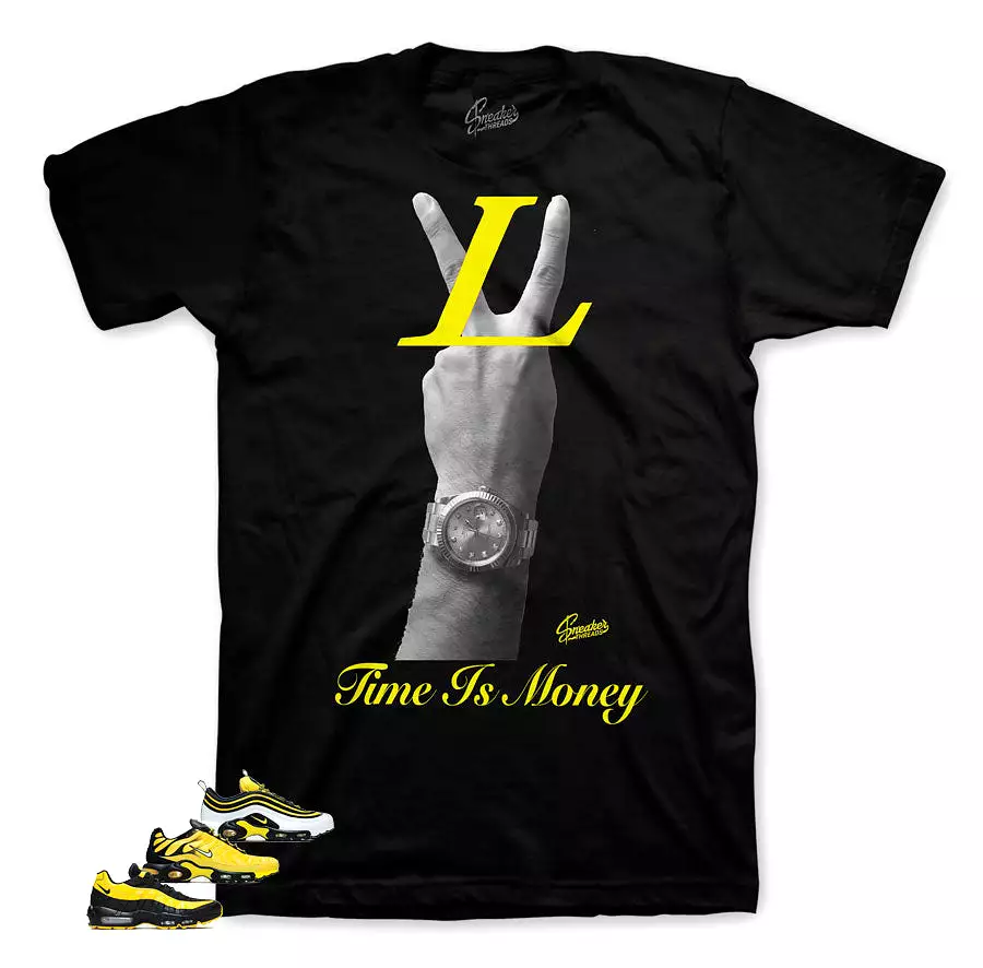 Air Max Frequency Pack Shirt -Time Is Money - Black