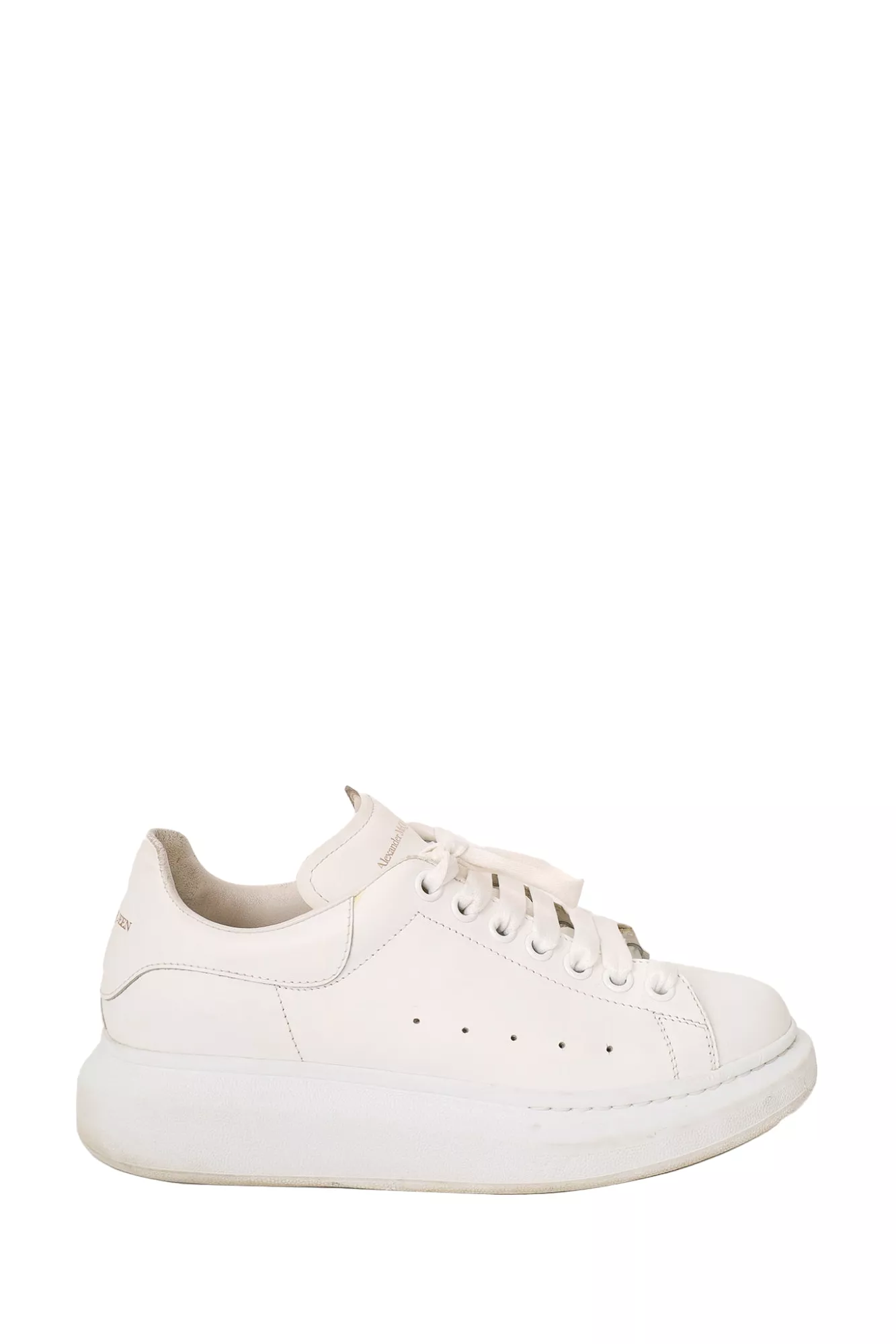 Alexander McQueen White Leather Sneaker Size 40