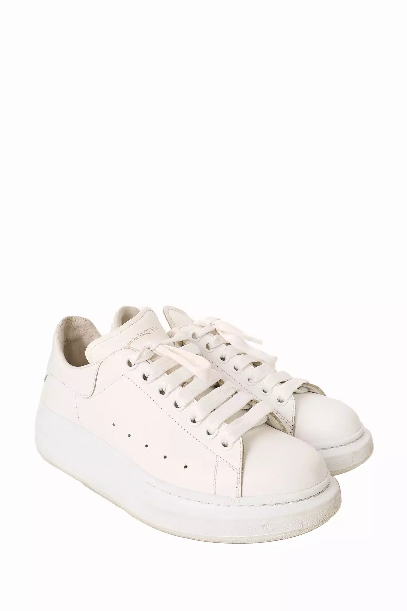 Alexander McQueen White Leather Sneaker Size 40