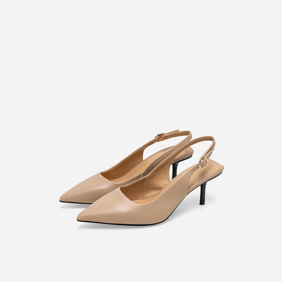 Ally Leather Slingback Pumps