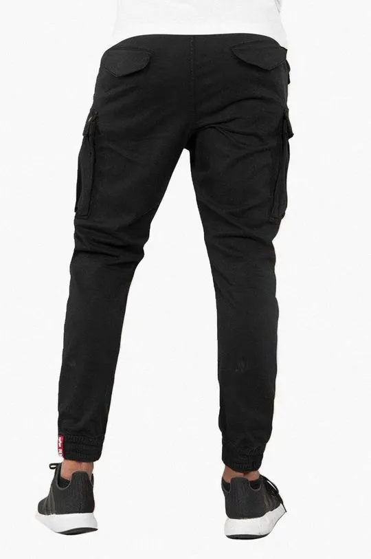 Alpha Industries cotton trousers Airman Pant black color 188201.03