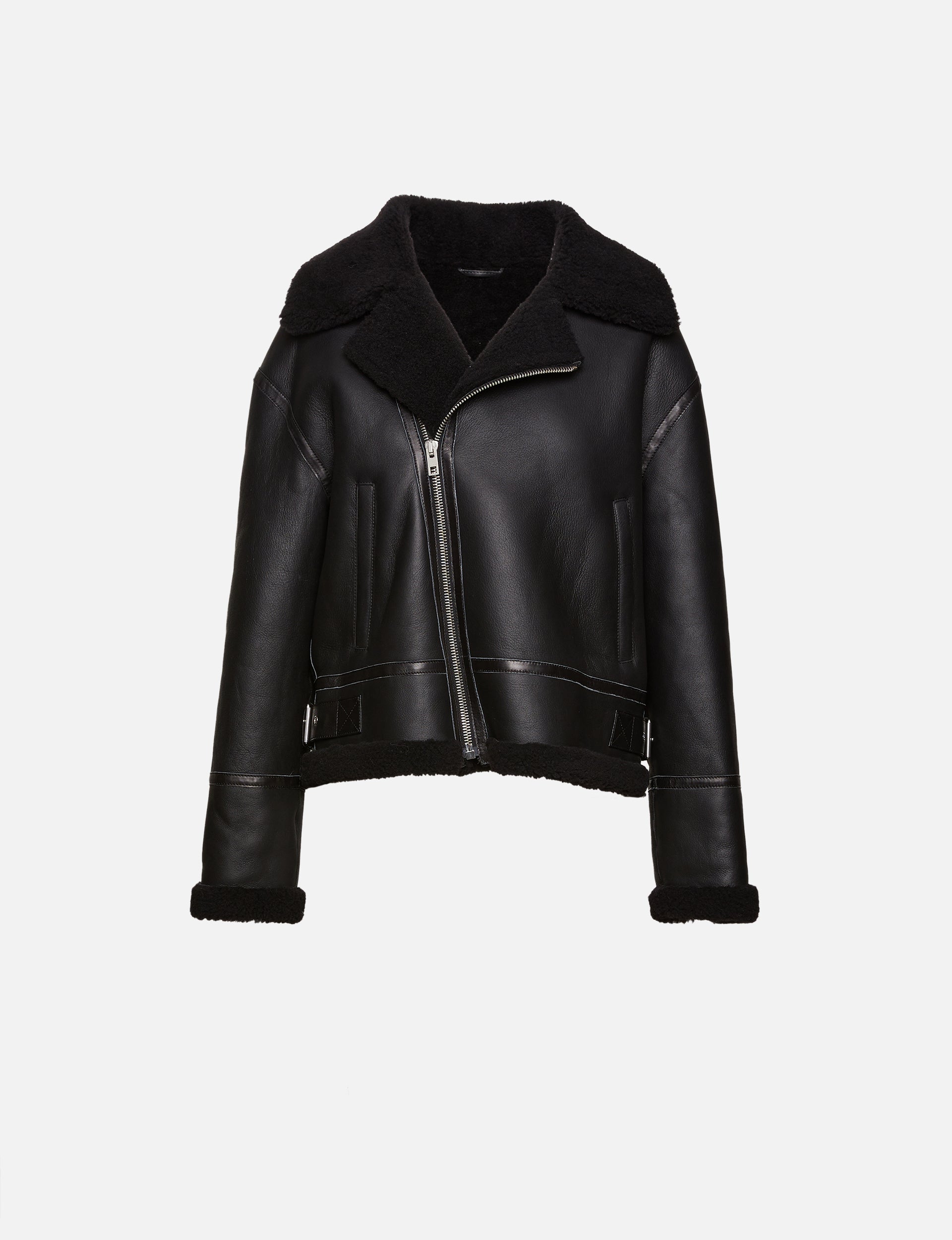 Barthelemy Shearling Biker Jacket