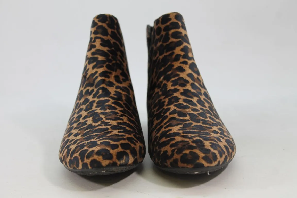 Born Remo Women's Leopard Boots 6M(ZAP12916)