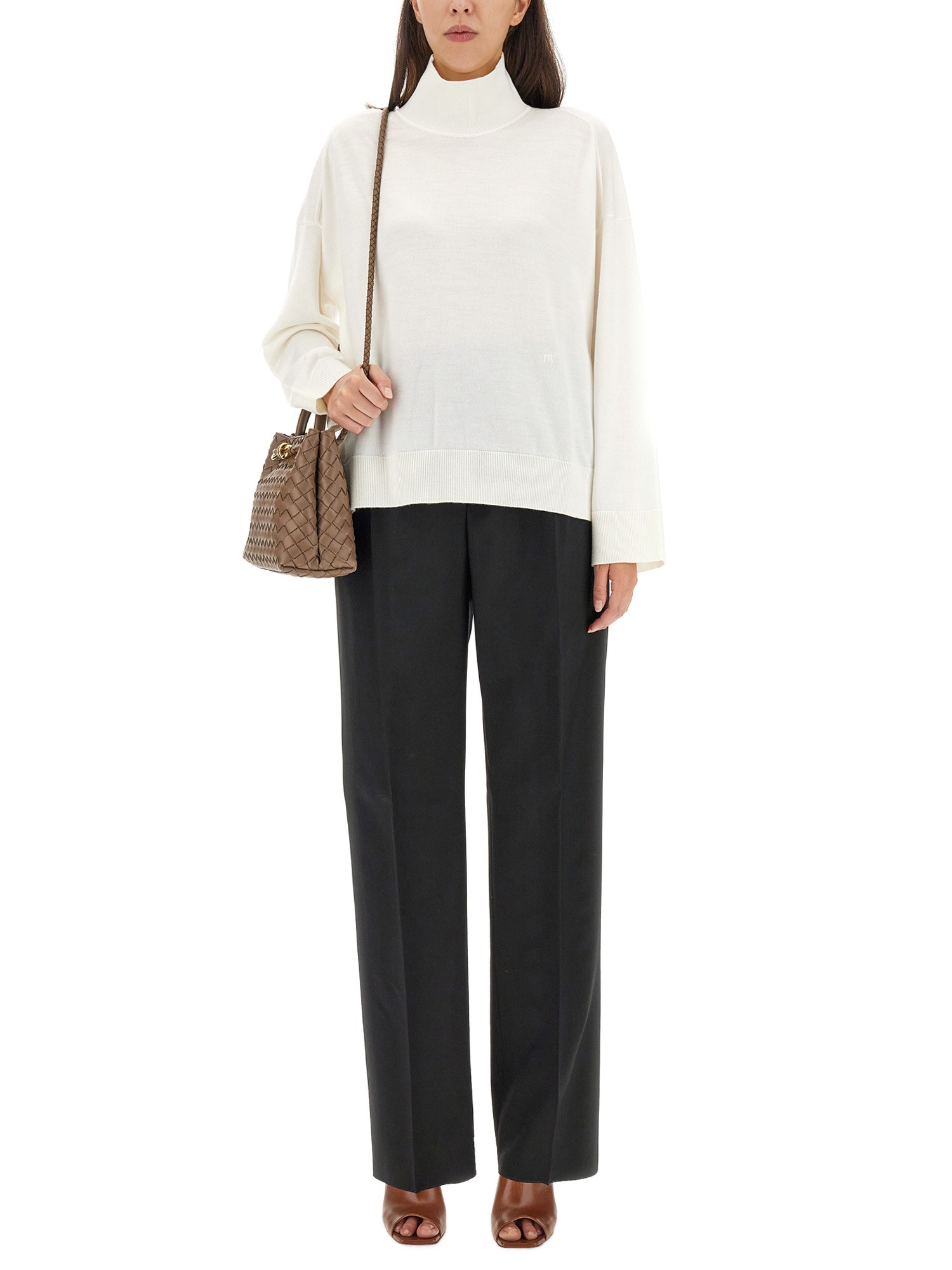 BOTTEGA VENETA    LOOSE-FITTING PANTS IN LIGHTWEIGHT WOOL