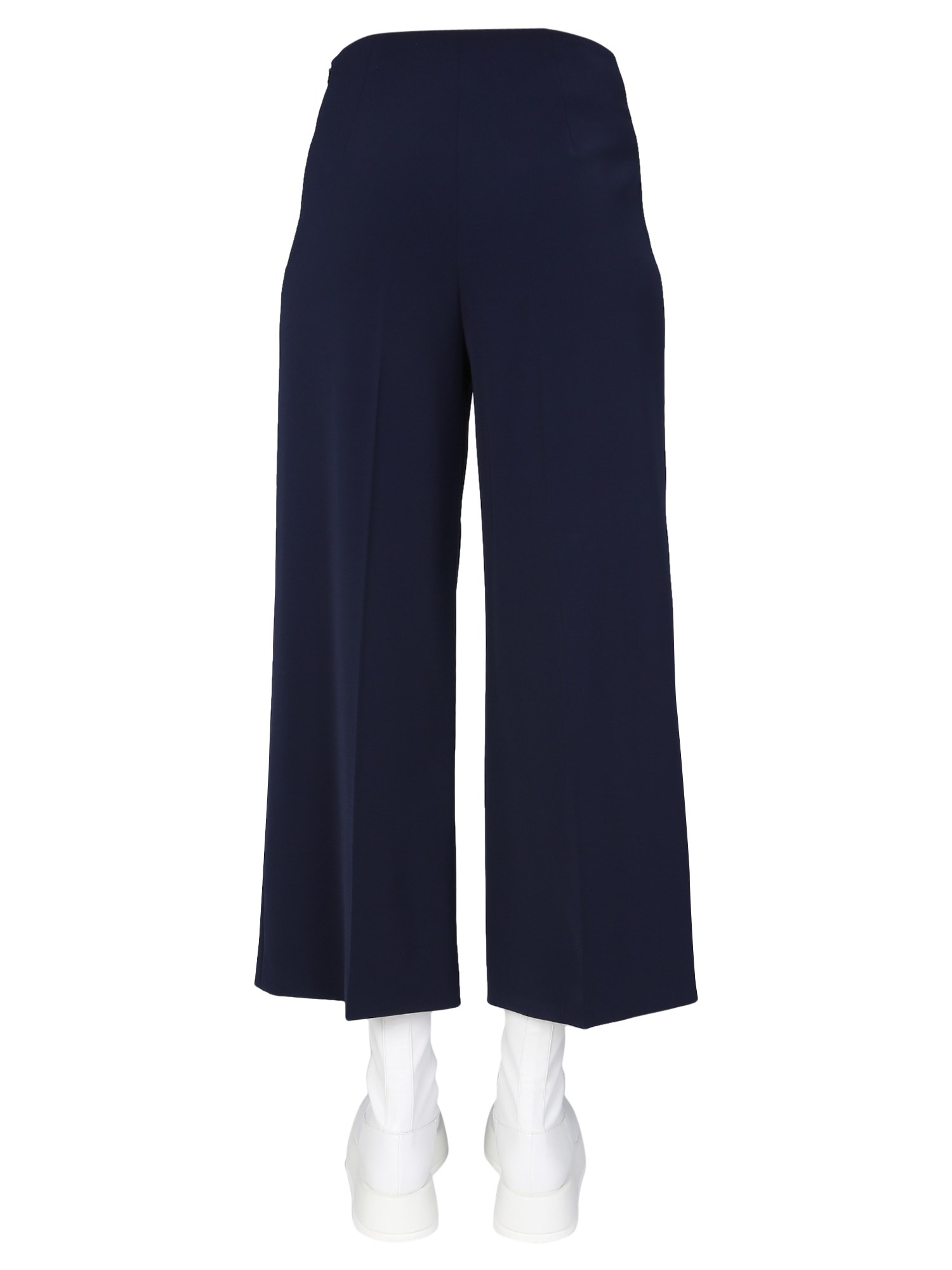 BOUTIQUE MOSCHINO    WIDE LEG PANTS WITH LOGO BUTTONS