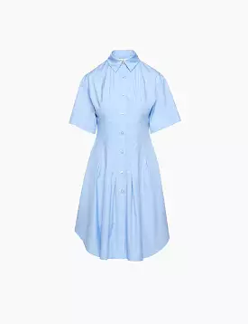 Capsleeve Button Up Dress