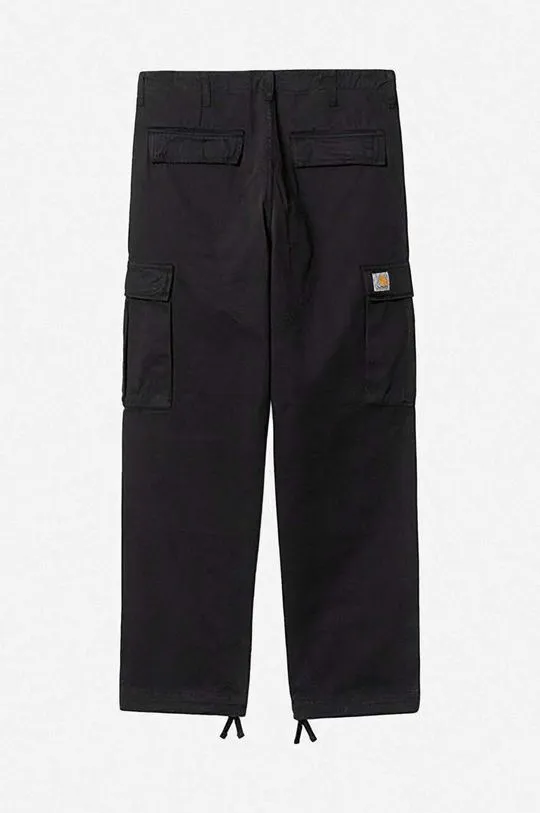 Carhartt WIP cotton trousers black color