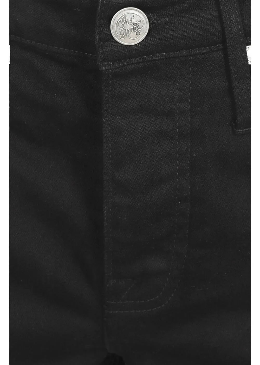 Chet Rock Men's Rockstar Skinny Jeans Black