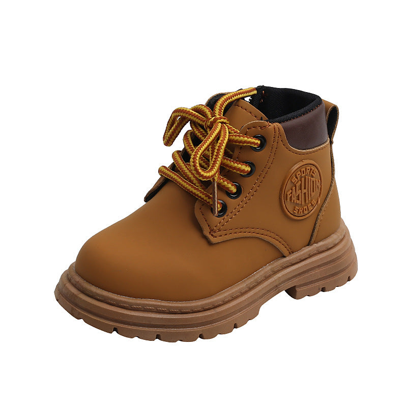 Children's small casual short boots for girls and boys