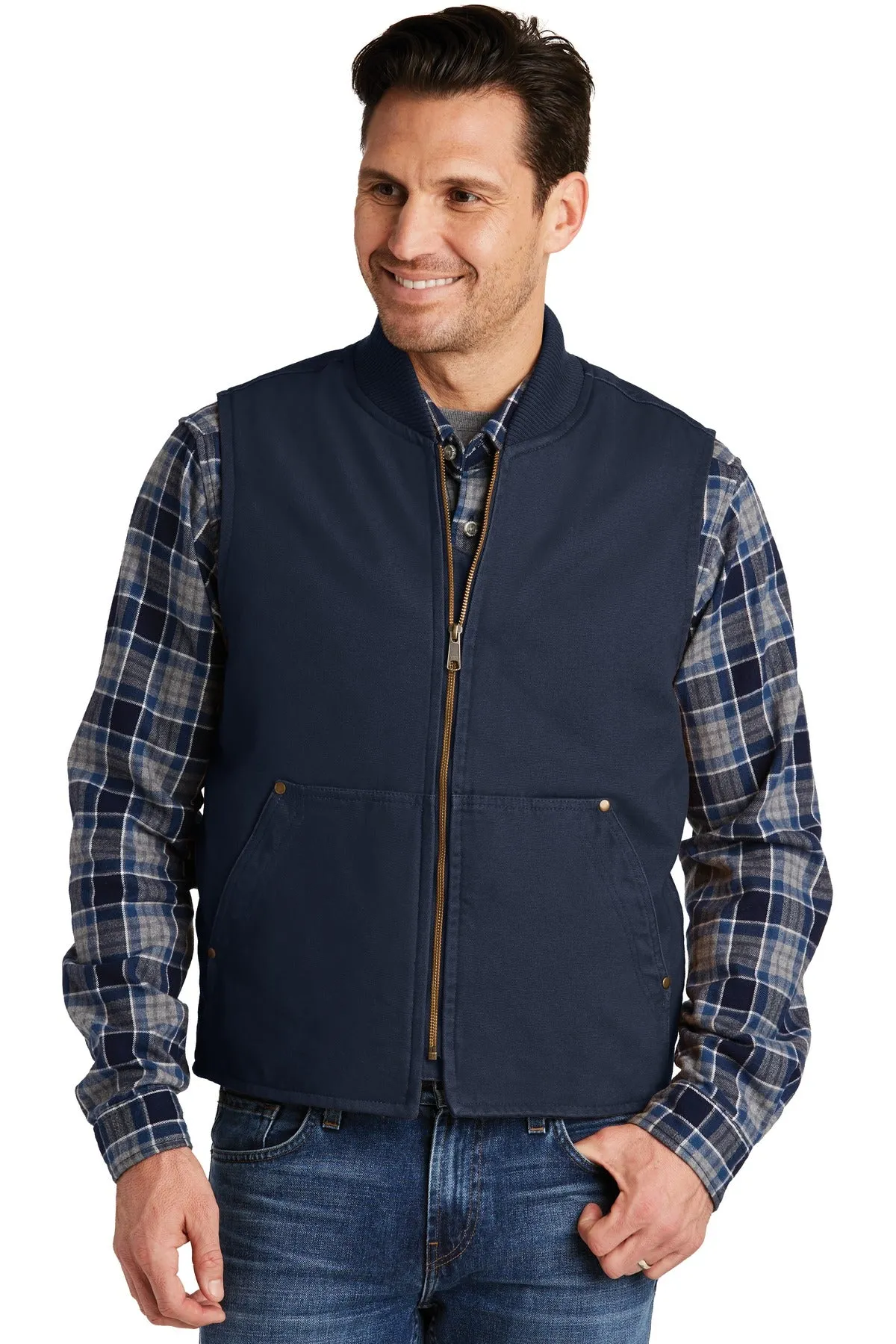 CornerStone Men's Washed Duck Cloth Vest. CSV40