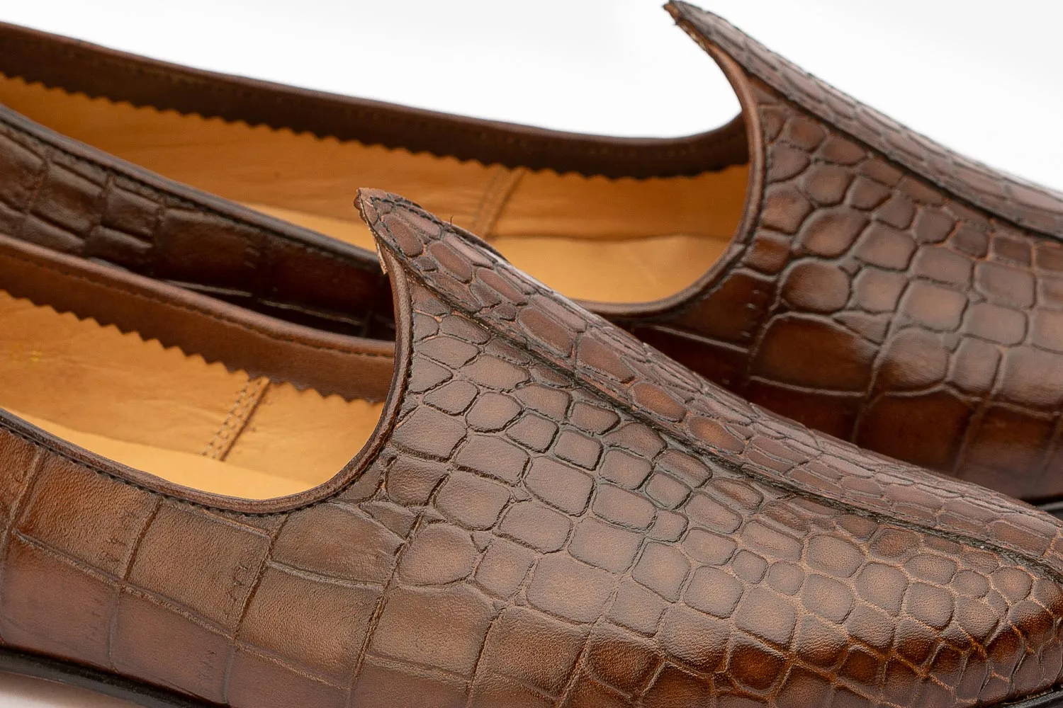 Croc Print Mojari -DKBR