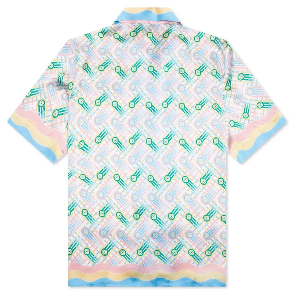 Cuban Collar S/S Shirt - Ping Pong Print