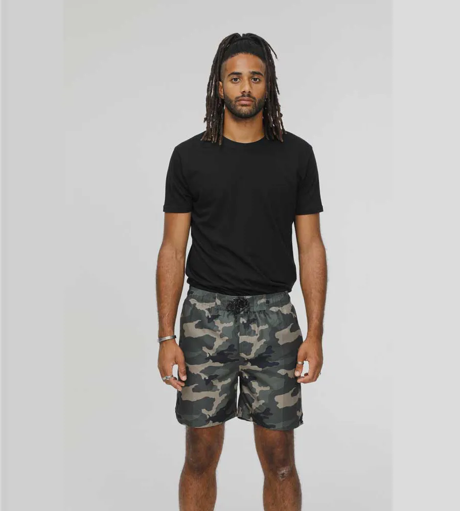 D555 Mens Camouflage Printed Swim Shorts (KODY)