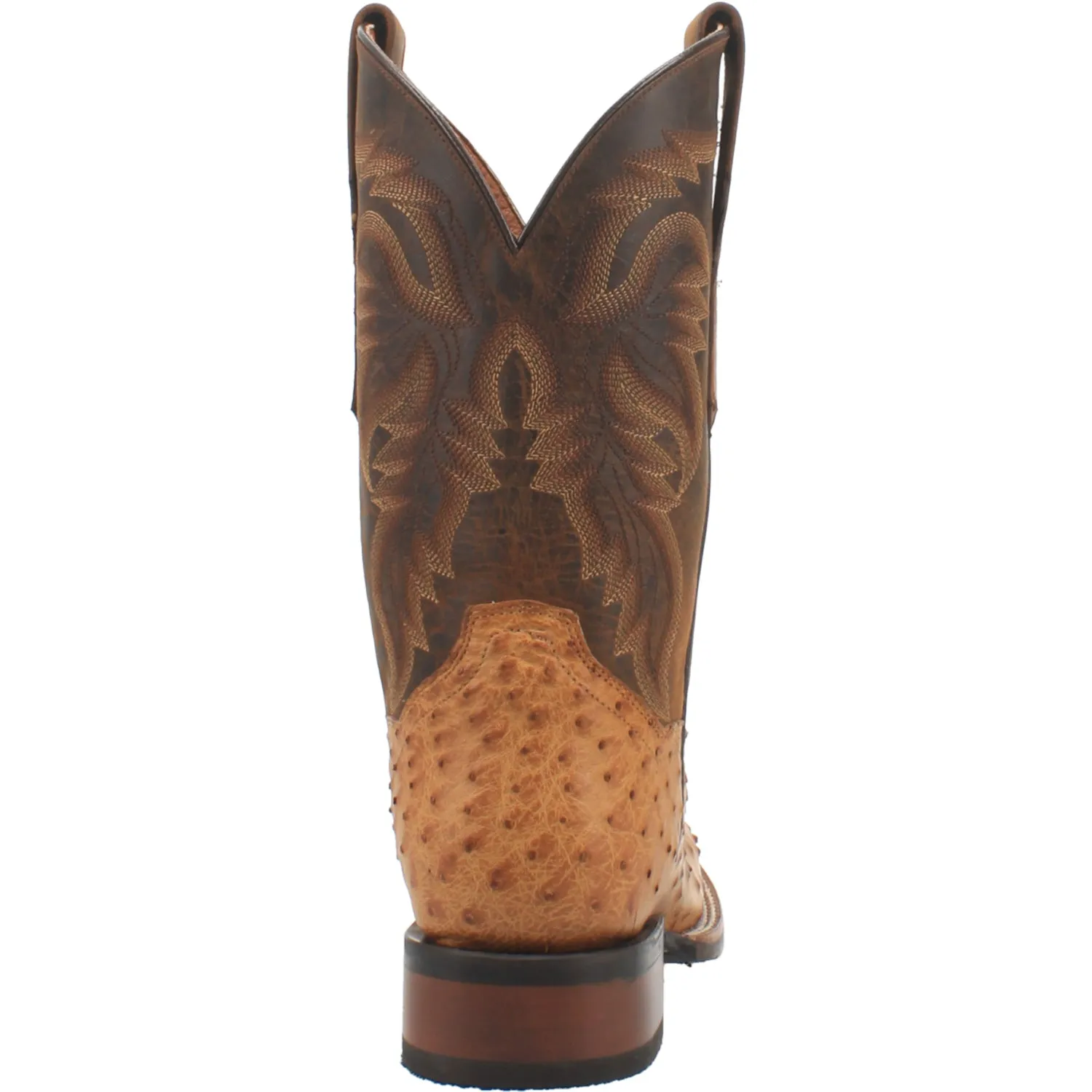 Dan Post Mens Kershaw Cowboy Boots Ostrich Saddle