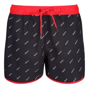 DKNY Azores Swim Shorts Black/Spotlight Red