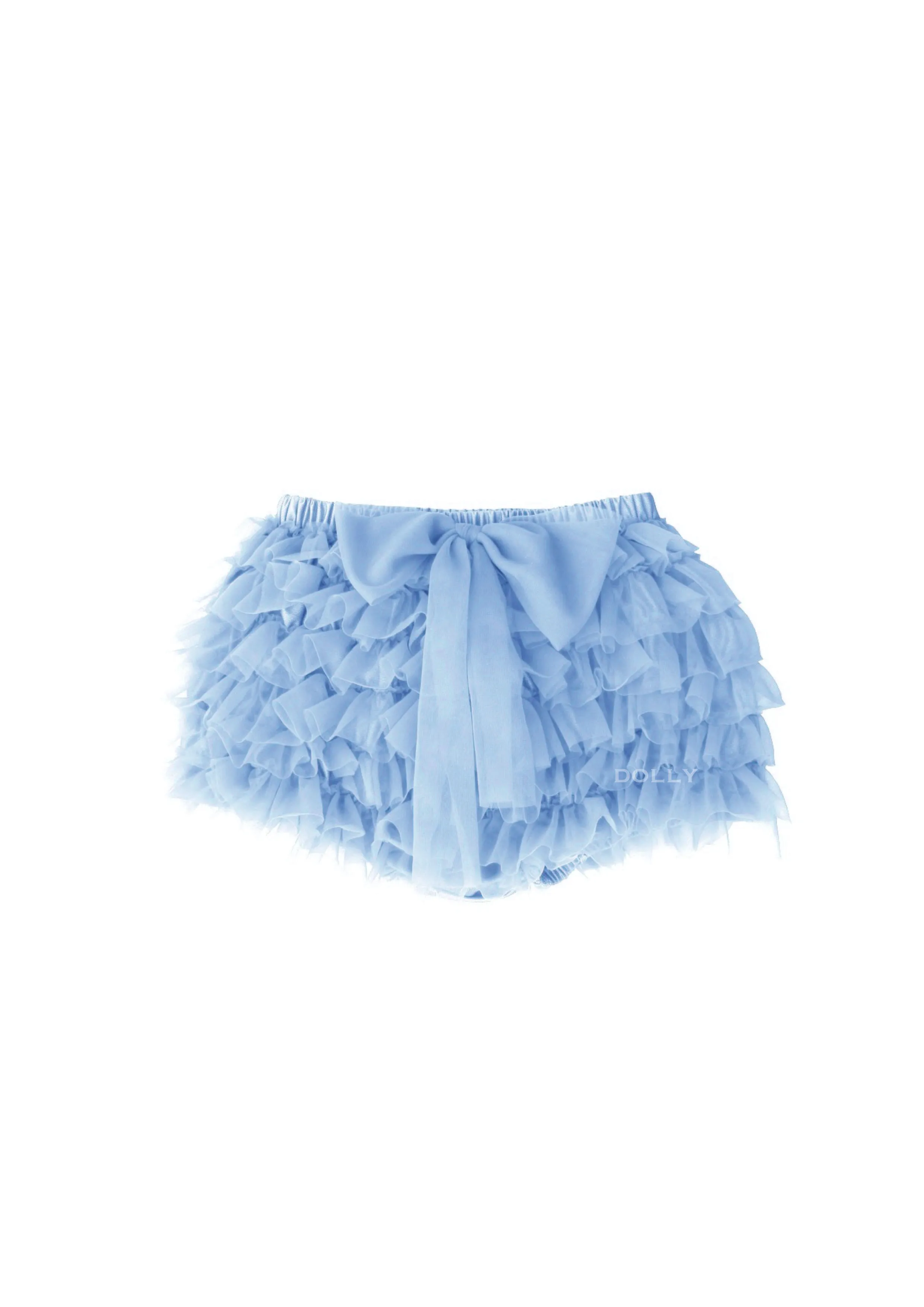 DOLLY by Le Petit Tom  FRILLY PANTS Tutu Bloomer light blue