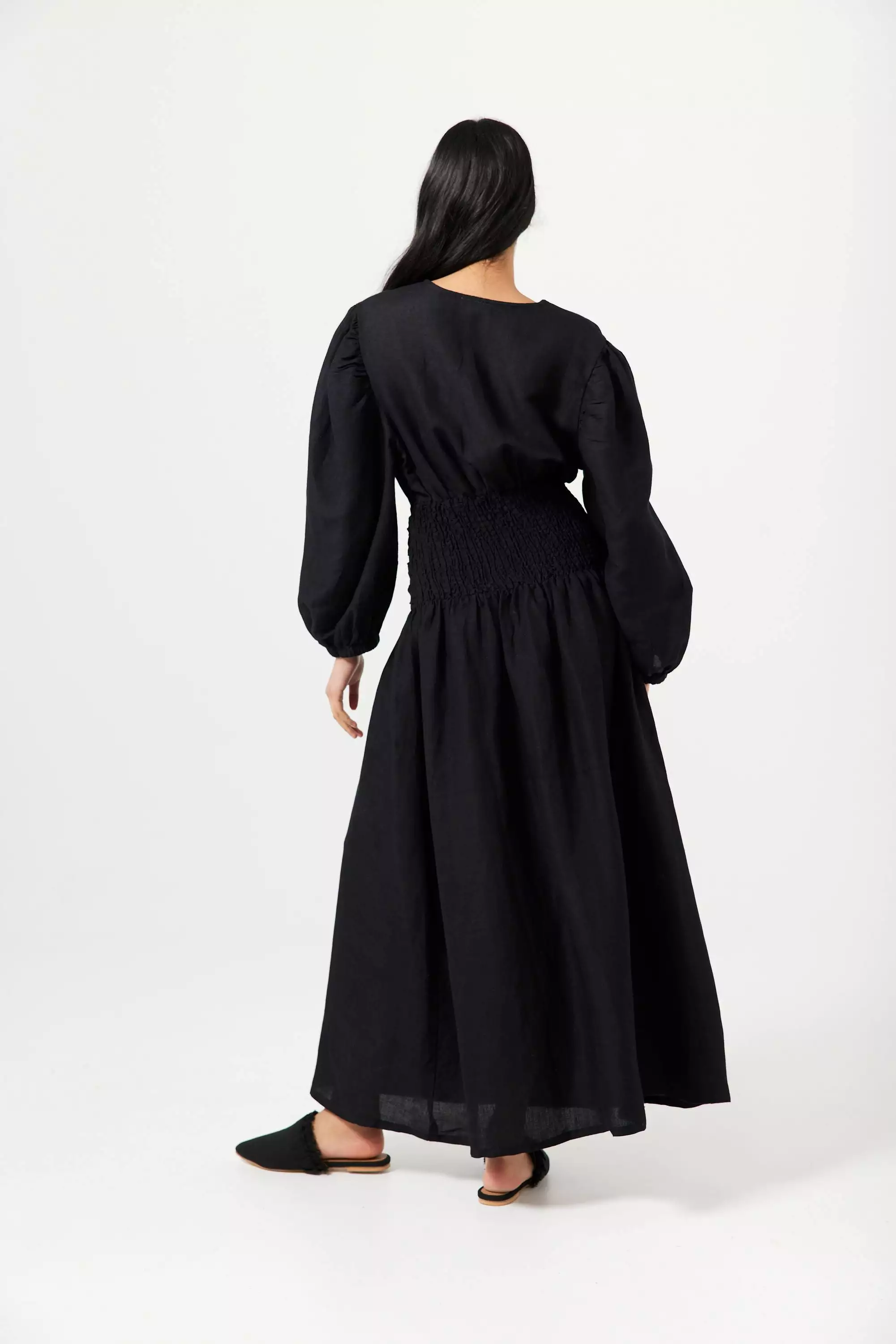 EMILIA MAXI DRESS BLACK