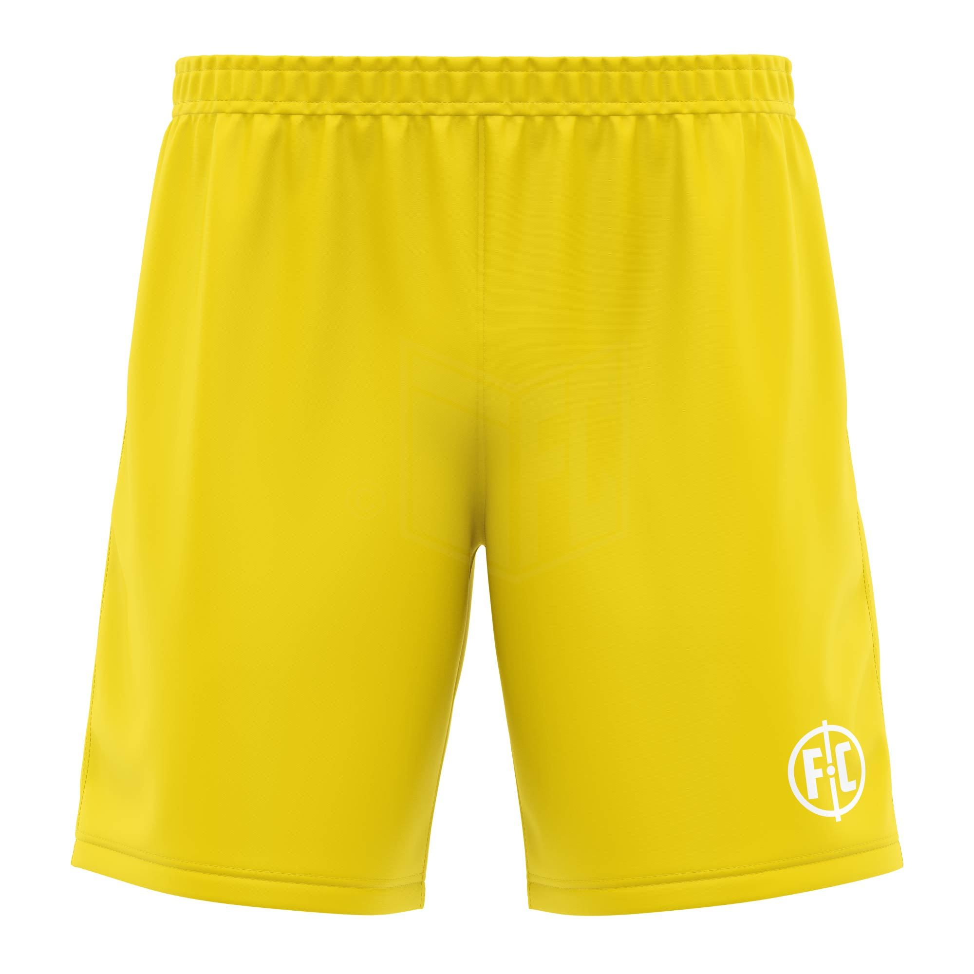 FC Match Football Short - Yellow