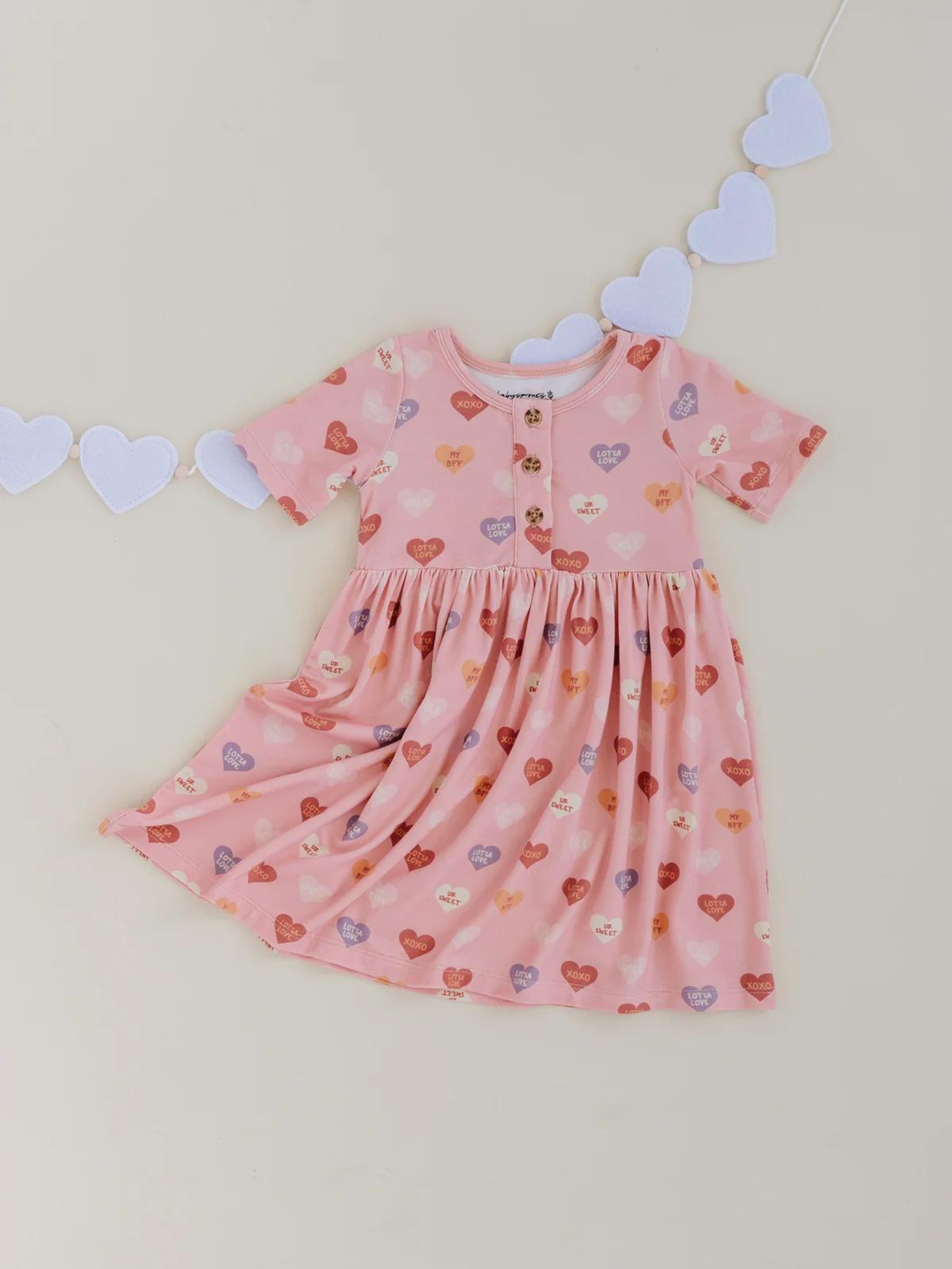 Girls Heart Dress - Toddler Girl