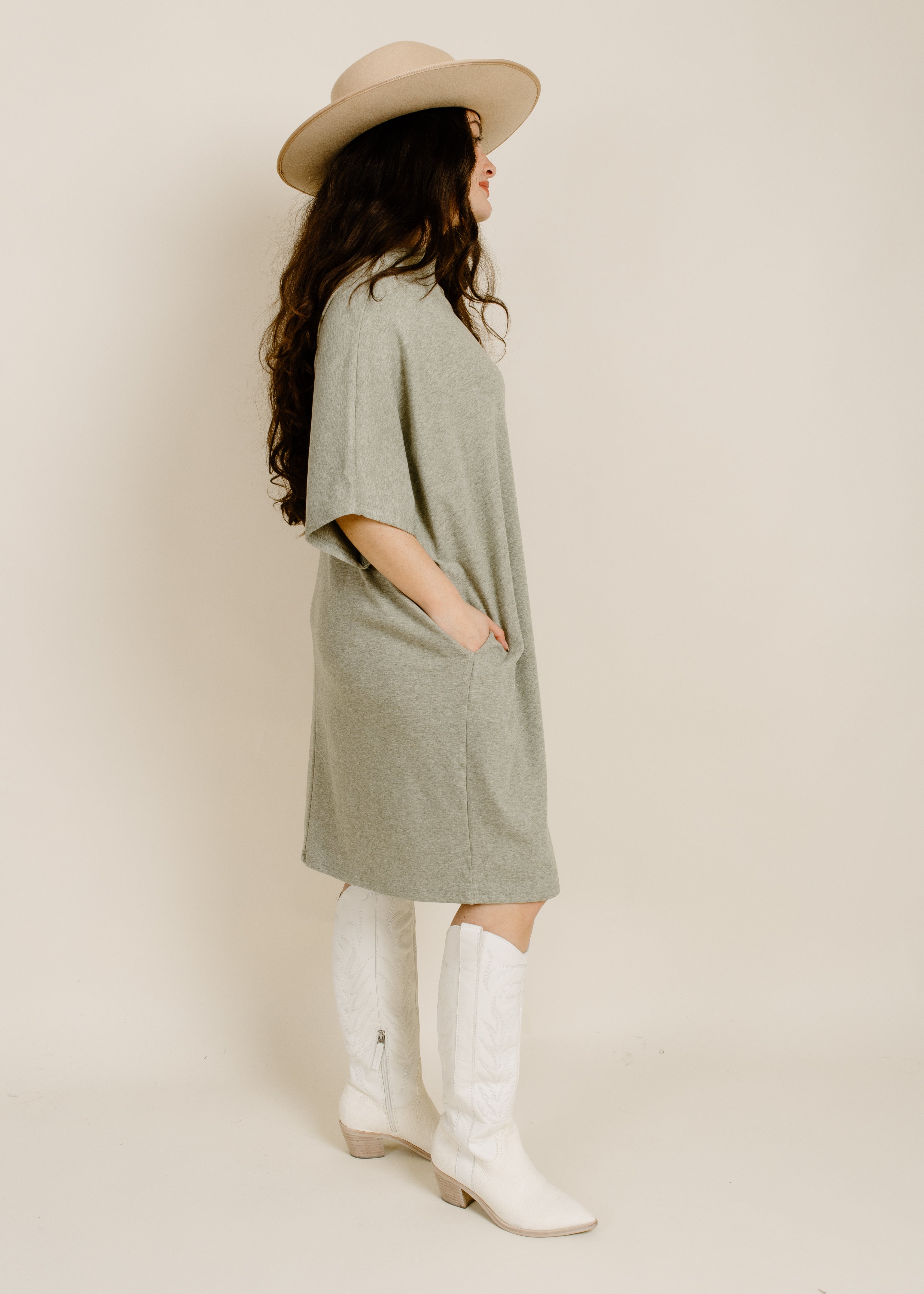 Here Now Dress - Sage