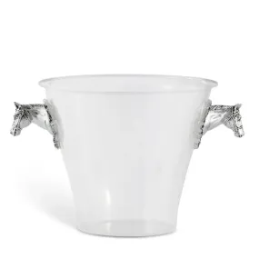 Horse Head Handle Acrylic Ice Bucket