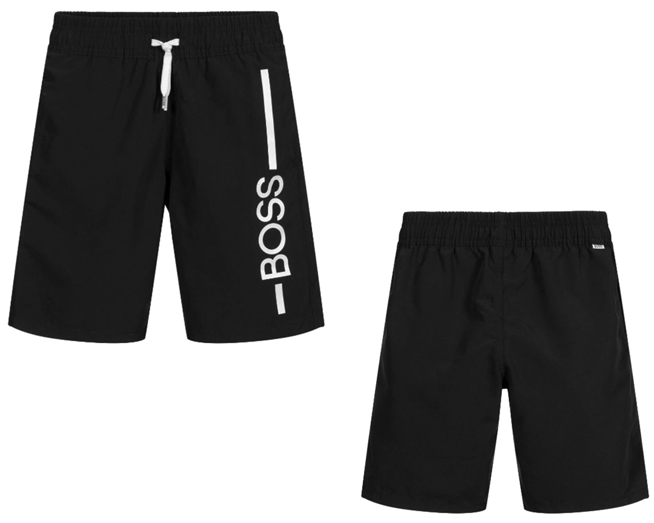 Hugo Boss Kid's J24682 09B Swim Shorts Balck