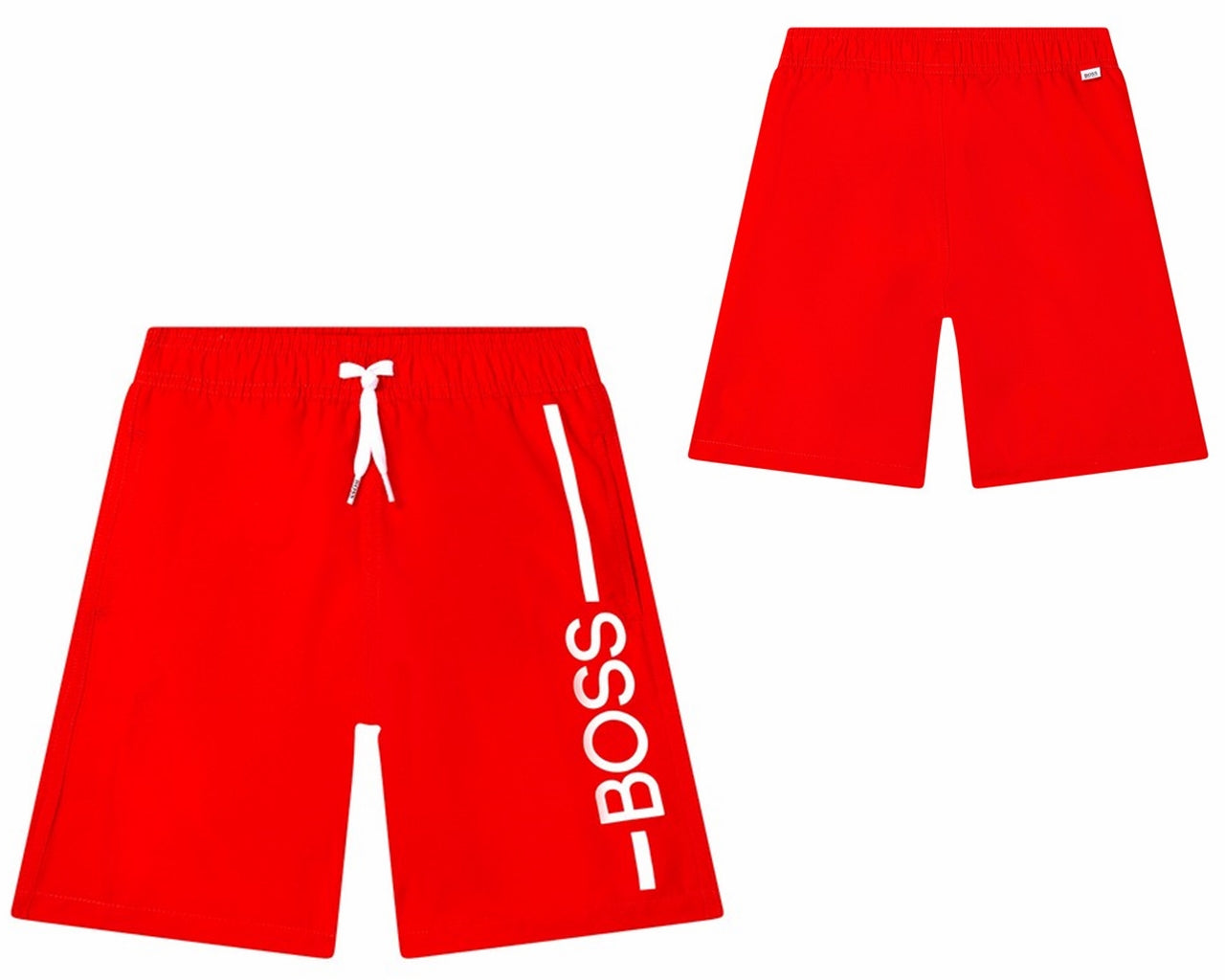 Hugo Boss Kid's J24768 992 Swim Shorts Red