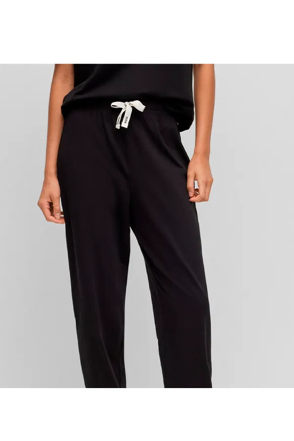 Hugo Boss Women Pyjamas Pants Soft Cotton Black