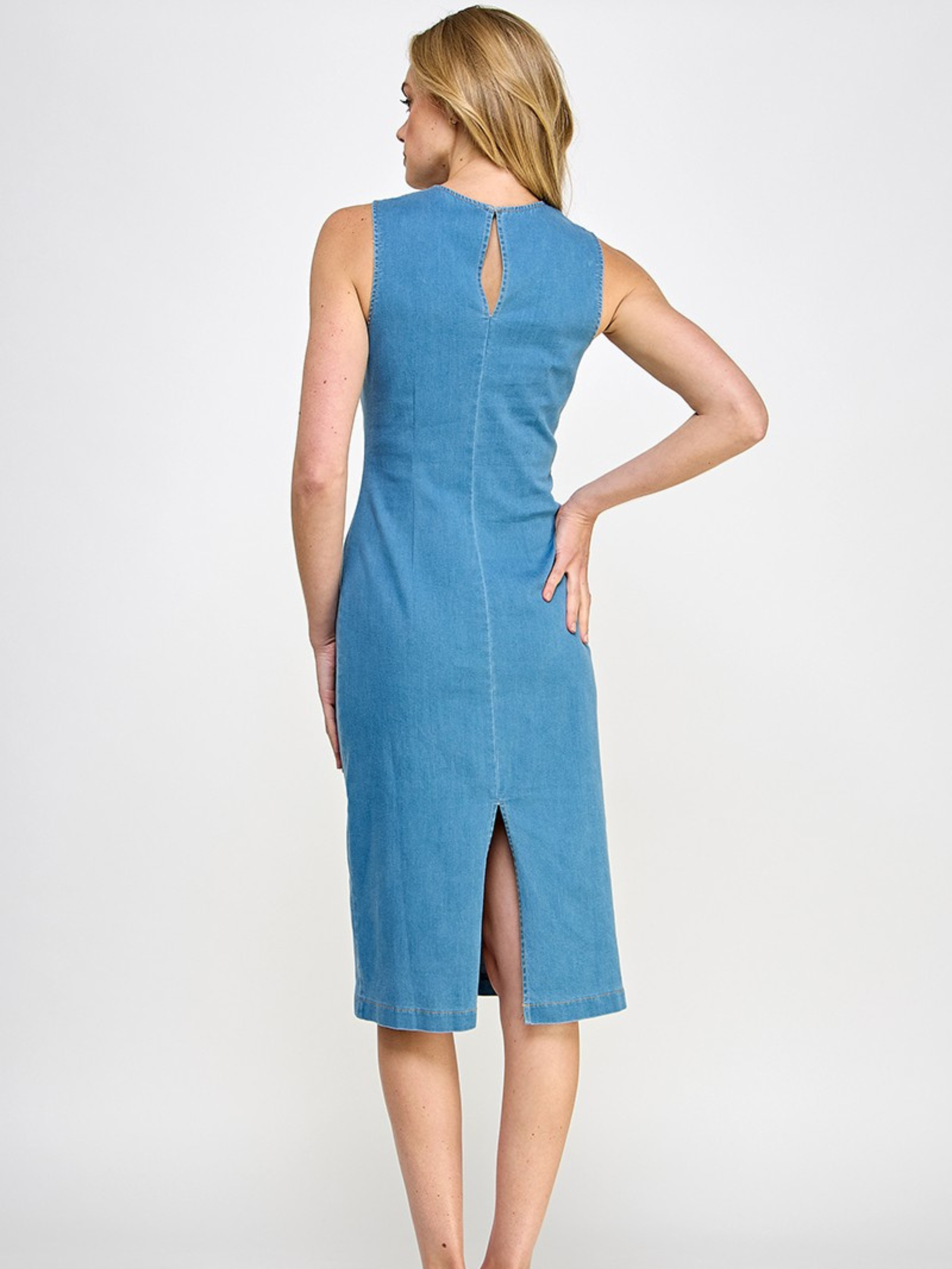 In Your Daydreams Denim Dress