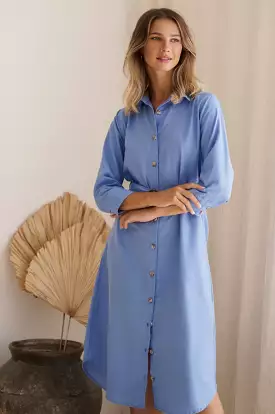 Jess Linen Shirt Dress (Sale)