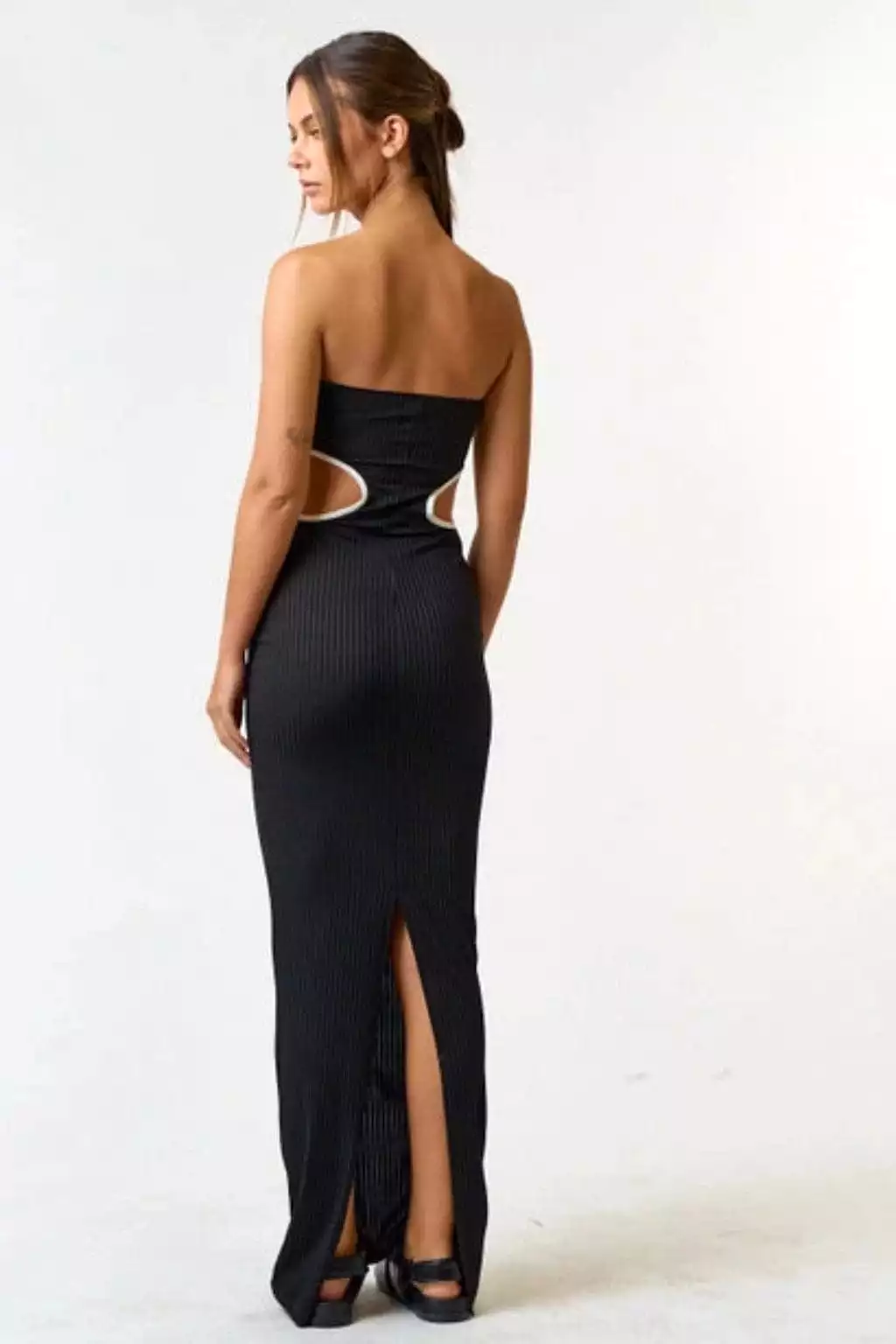 Let's Go Out Long Maxi Dress Black