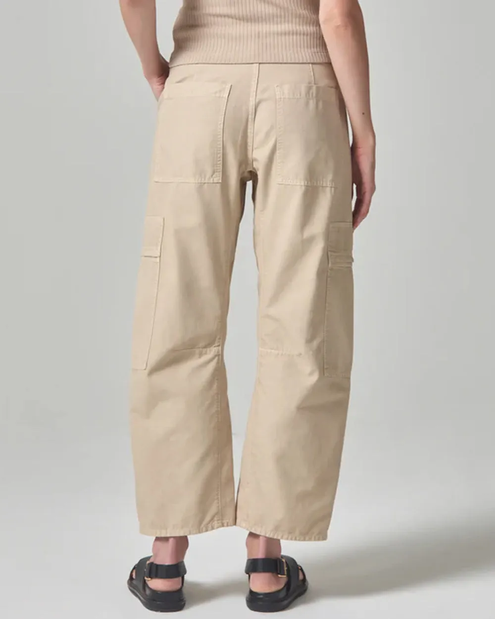 Marcelle Low Slung Cargo Pant in Taos Sand