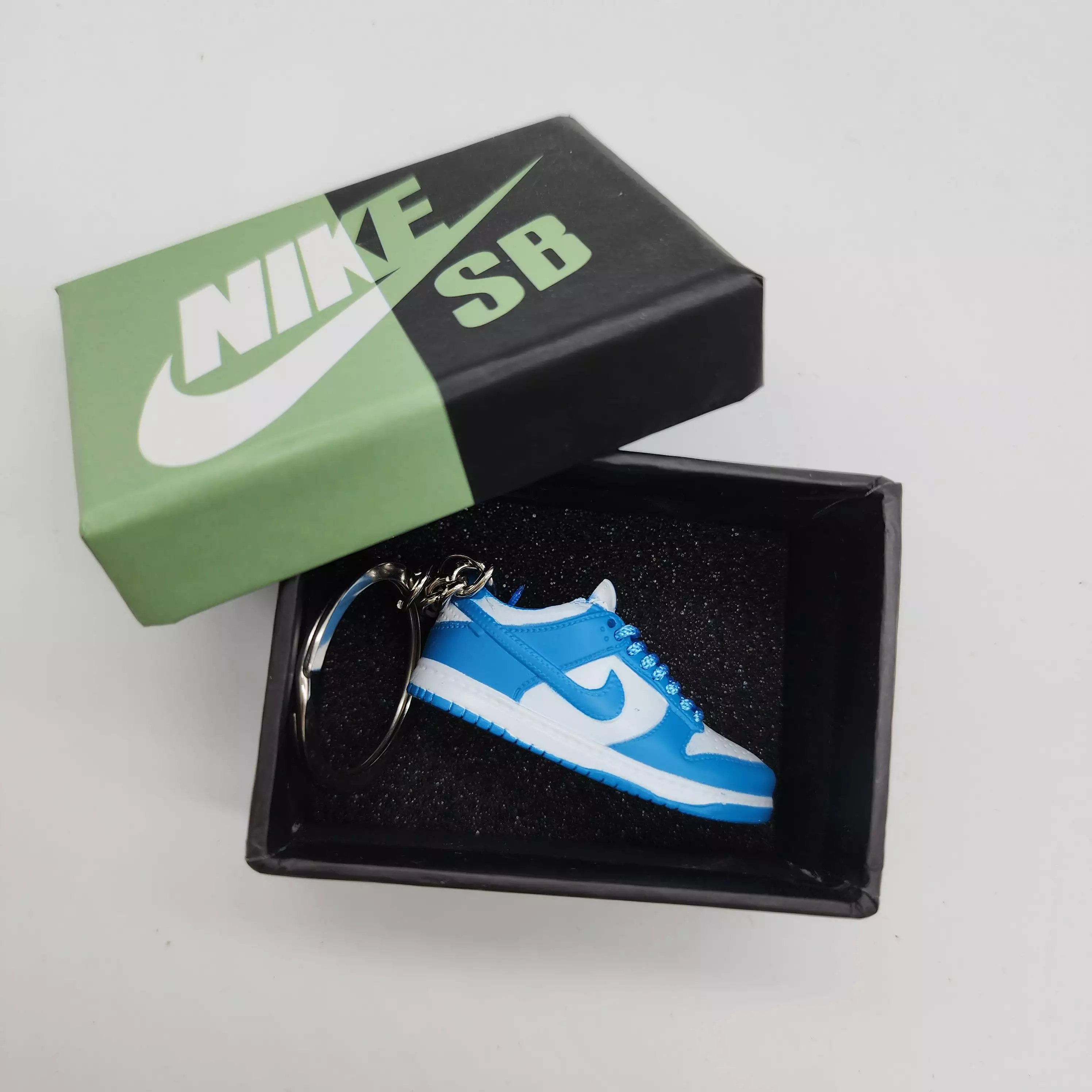 Mini Sneaker Keyring- Dunk (Blue/White)