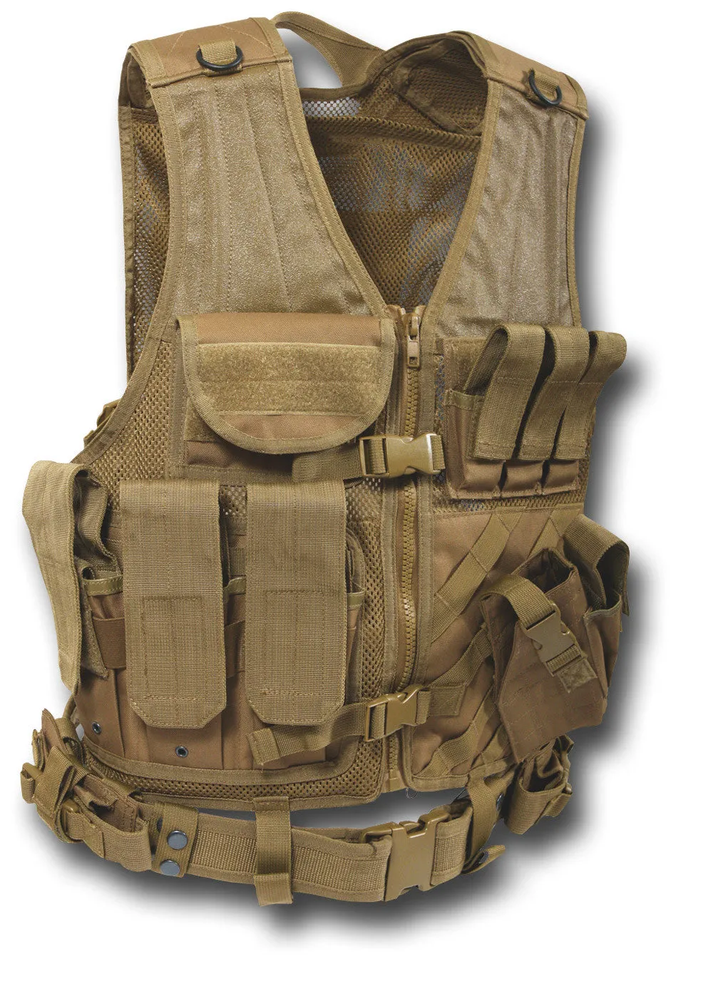 MOLLE CROSS DRAW TACTICAL VEST