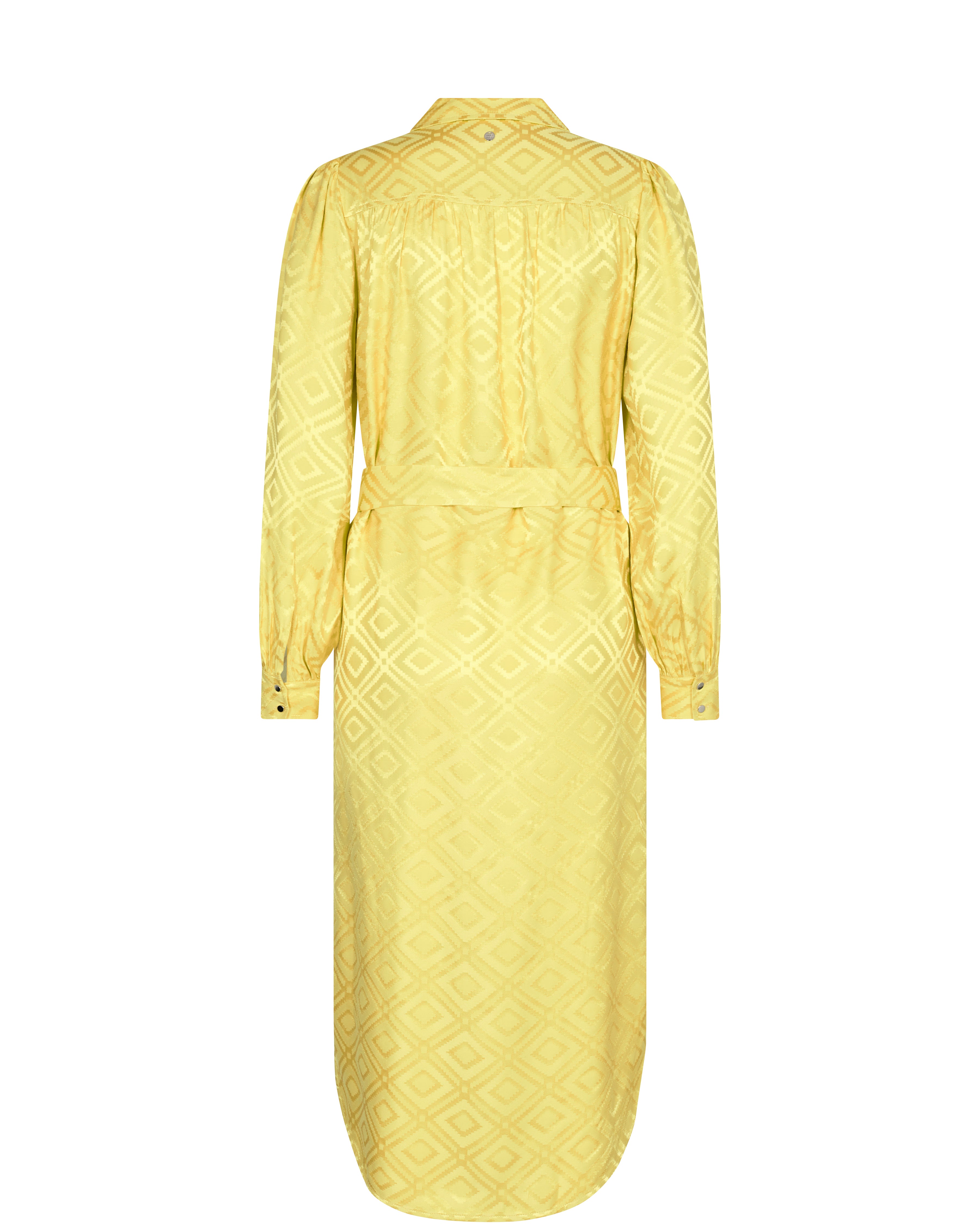 Mos Mosh Aldo Geo Dress Yellow Plum