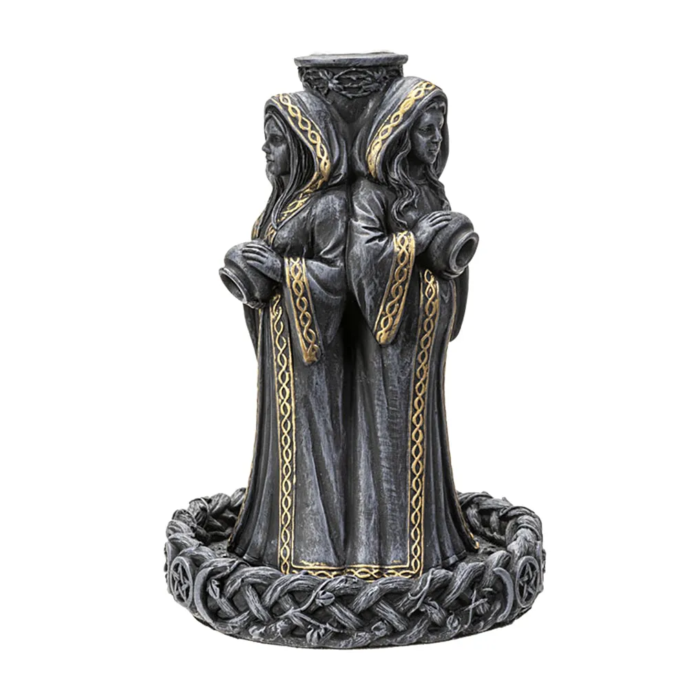 Mother, Maiden, Crone Backflow Incense Burner