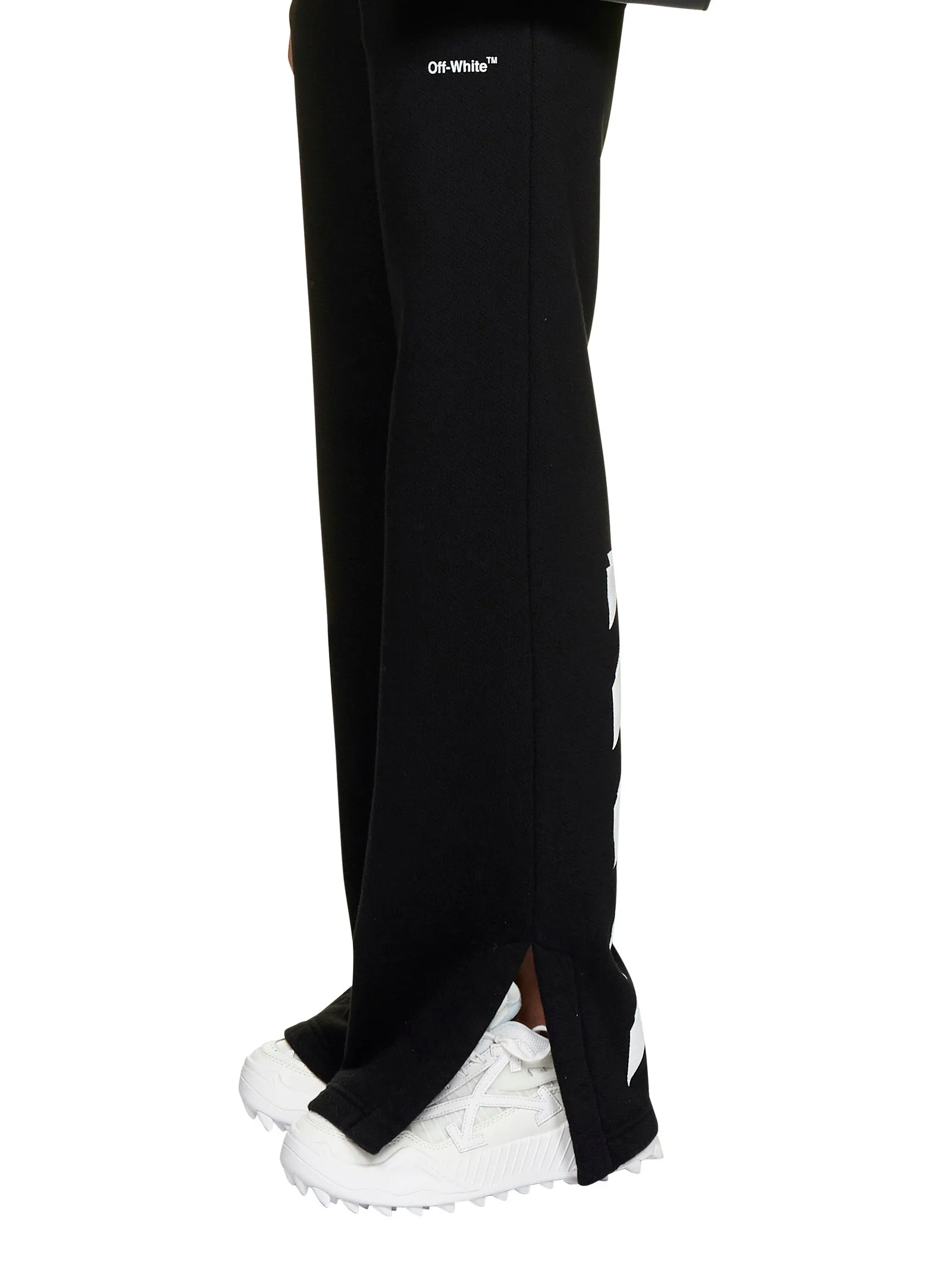 Off-White Diag Printed Wide-Leg Track Pants