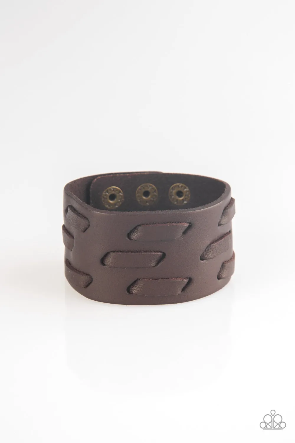 Paparazzi Be Your Own Huntsman Brown Urban Bracelet