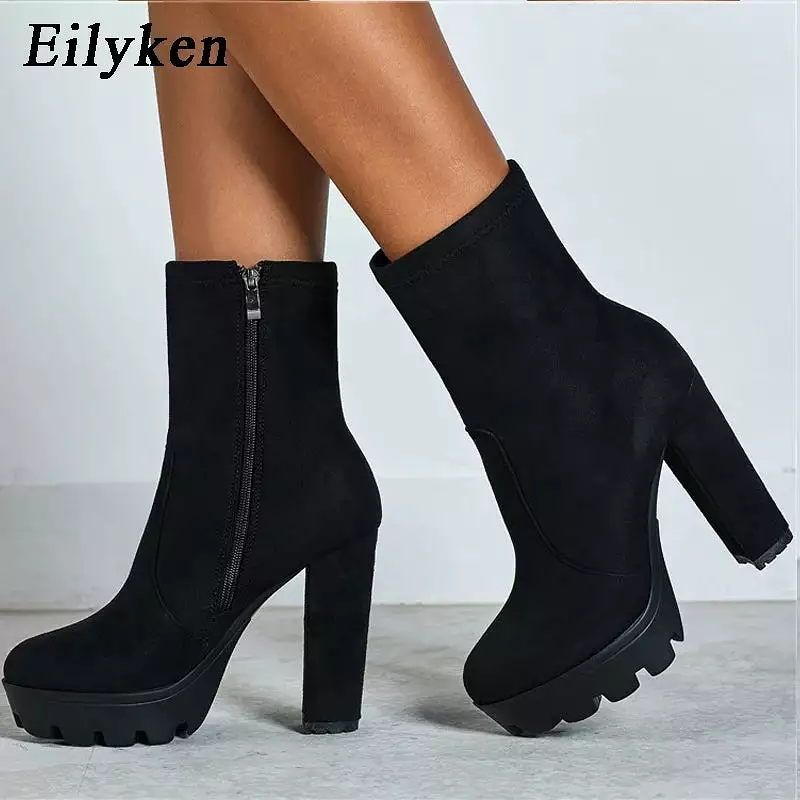 Platform Women Short Boots