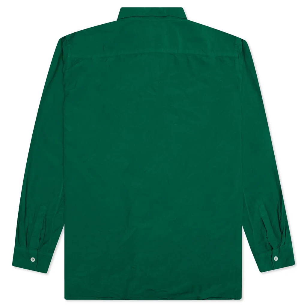 Plus Button Up - Green