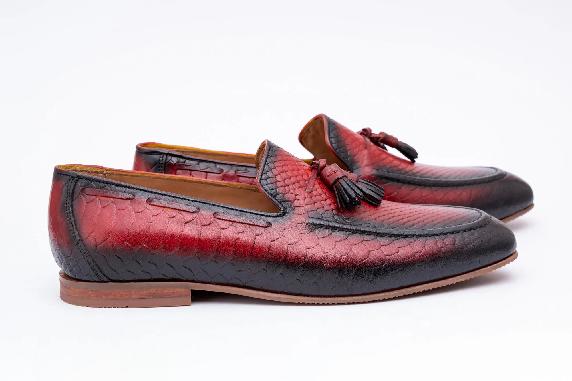 Python Print Tassels Loafer Pattina