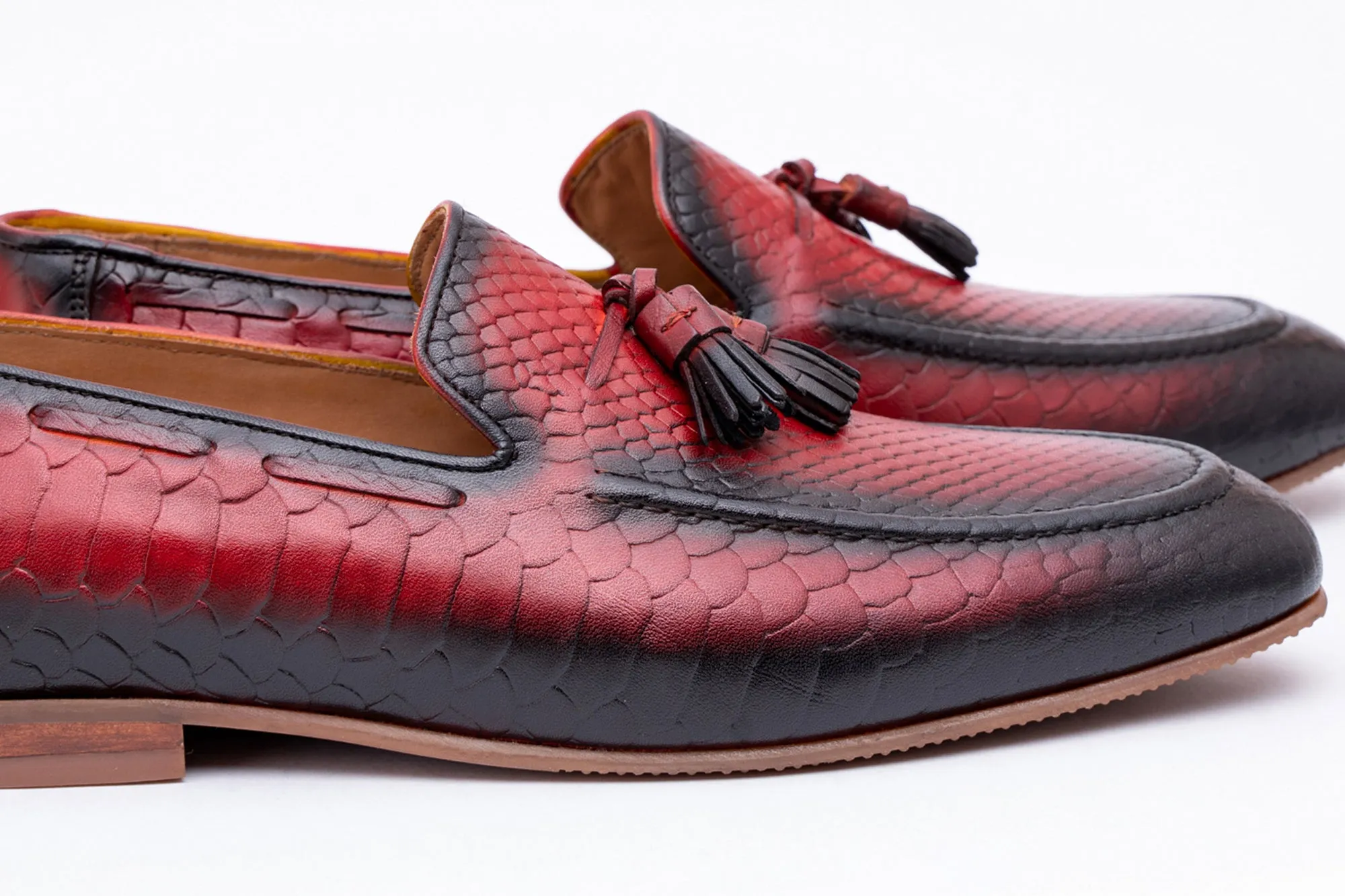 Python Print Tassels Loafer Pattina