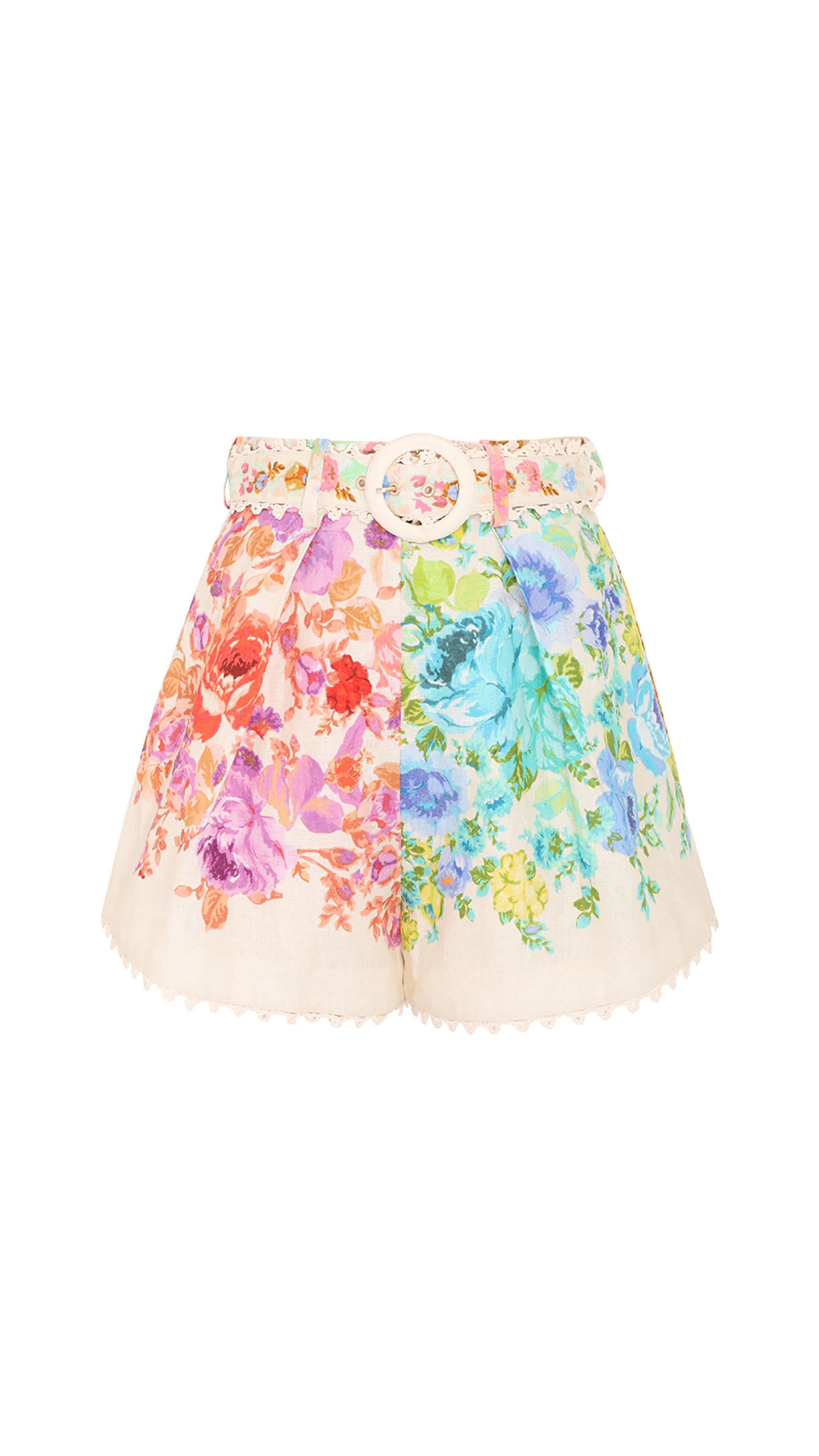 Raie Tuck Shorts - Multi Floral