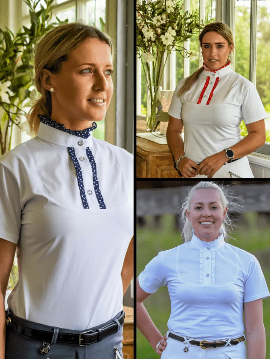 Ruffle Shirts for Equestrian Competition - Ladies