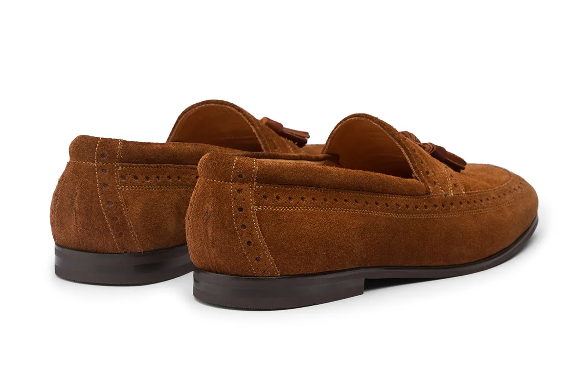 Semi Brogue Tassels Loafer