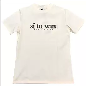 Si Tu Veux VEUX T-SHIRT (IVORY)